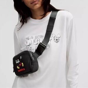 Lululemon Black Mickey Mouse Pouch